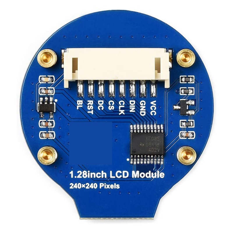 Màn Hình Tròn Hiển Thị LCD Màu 1.28Inch GC9A01 SPI RGB 65K Hỗ Trợ Raspberry