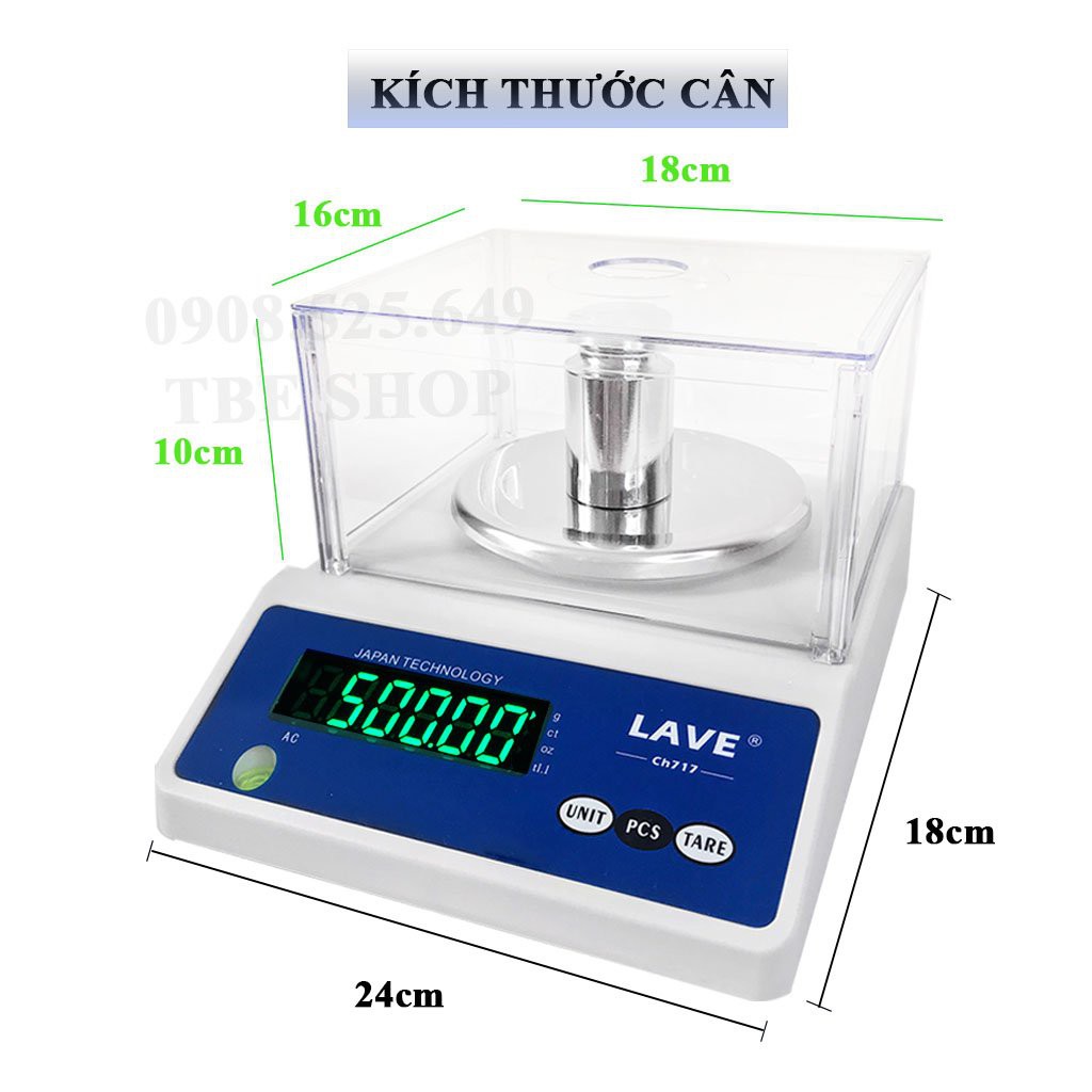 Cân Tiểu Ly Điện Tử 3kg 0.01g ZH 03 Chính Xác Cao Sử Dụng Sạc ( Bảo Hành 1 Năm )