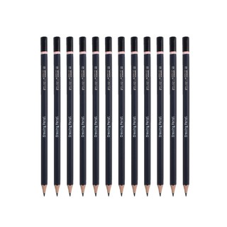 Bút chì gỗ Stacom thân đen 2B PC108
