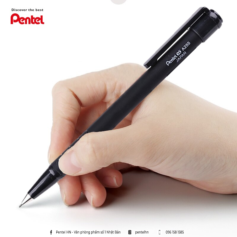 Bút Chì Kim Bấm Pentel A255 Ngòi 0.5mm Tiện Lợi - Nhập Khẩu Từ Nhật Bản