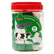 kẹo cherry sữa mềm các vị lọ 26 cây bibica 780 gram