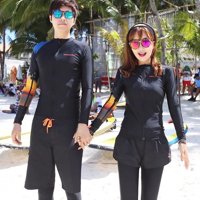 Bộ Đồ Bơi / Lặn Biển 3 / 5 Món Phong Cách Hồi Giáo Cho Cặp Đôi