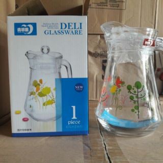 Bình đựng nước thuỷ tinh  cao cấp 1300ml