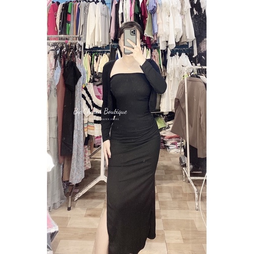 ĐẦM QUÂY DÀI ÔM BODY KÈM KHOÁC