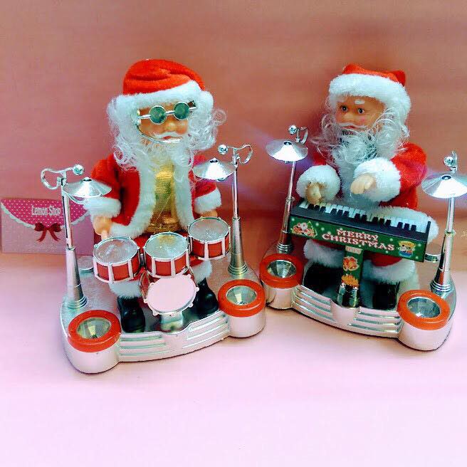 Đồ chơi ông già noel đánh trống