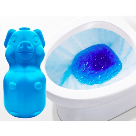 Lọ Thả Bồn Cầu Tẩy Sạch - Diệt Khuẩn - Khử Mùi Toilet Hình Con Heo Lợn Thả Bồn Cầu