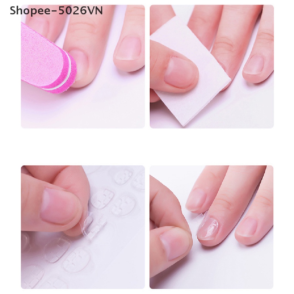 [Flaood] Set 72 Móng Tay Giả Xi Măng Màu Vàng