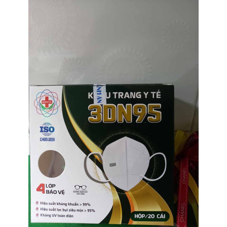 KHẨU TRANG KHÁNH AN 3DN95 HỘP 20 CÁI
