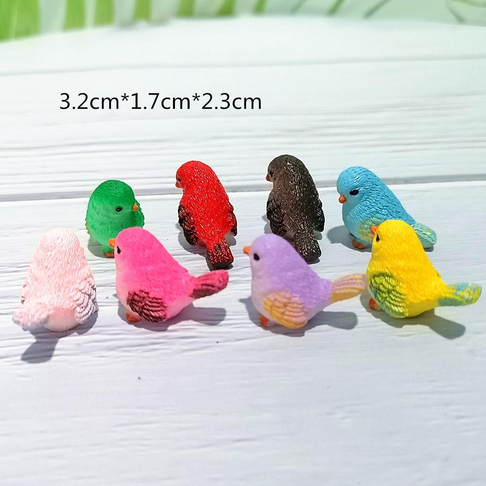 Mô Hình Chú Chim Nhỏ Bằng Kính Dùng Trang Trí Sân Vườn