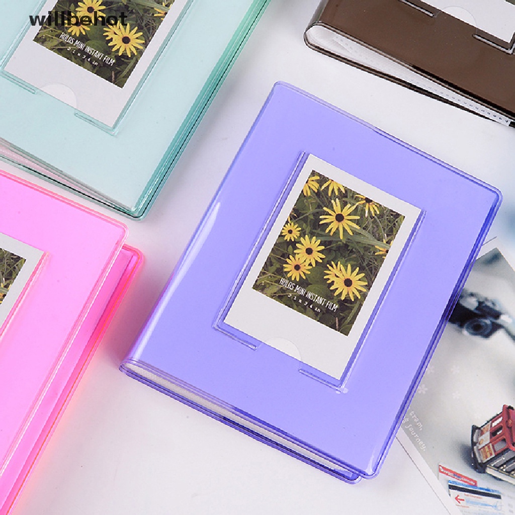 Album Ảnh Mini 64 Ngăn Trong Suốt Bằng Nhựa PP Tiện Dụng