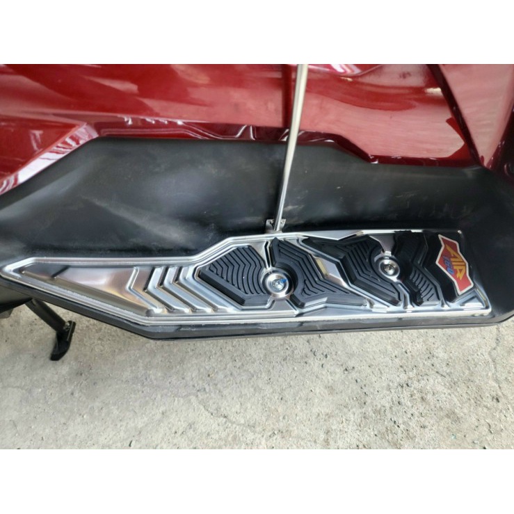 (Thảm viền INOX) Thảm lót sàn xe AIR BLADE 160 đời 2022, thảm lót chân xe AIR BLADE 2022