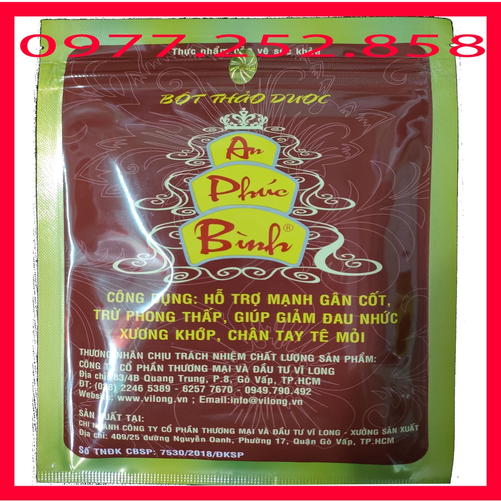 bột thảo dược An Phúc Bình 72g