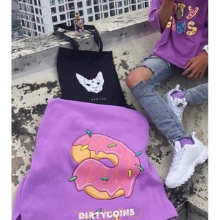 Áo hoodie tím DONUT