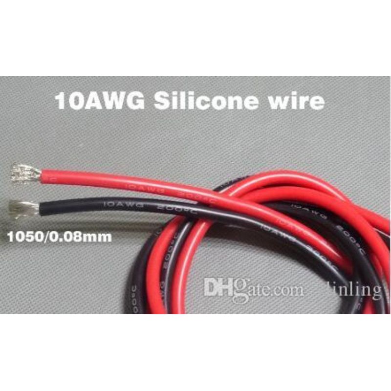 Dây silicon chịu nhiệt 10AWG