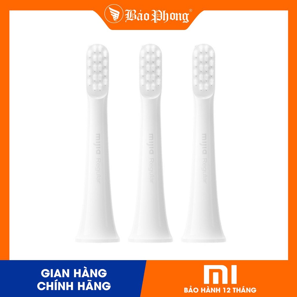 Set 3 đầu bàn chải thay thế cho bàn chải điện Xiaomi T100 - Hộp 3 chiếc MBS302 chính hãng