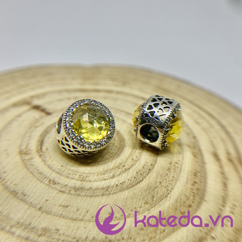 ( 9 màu ) Charm radian Chuẩn bạc S925 ( PKB262 , PKB3004 , PKB2630 ).