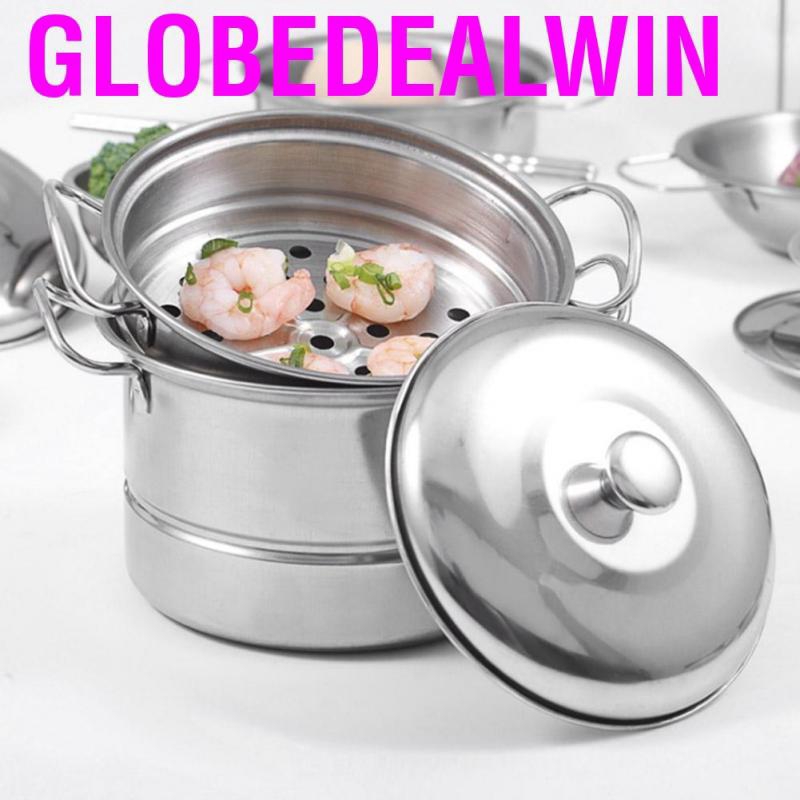 缺货Đồ chơi mô hình nồi hấp mini bằng thép không gỉ cho bé