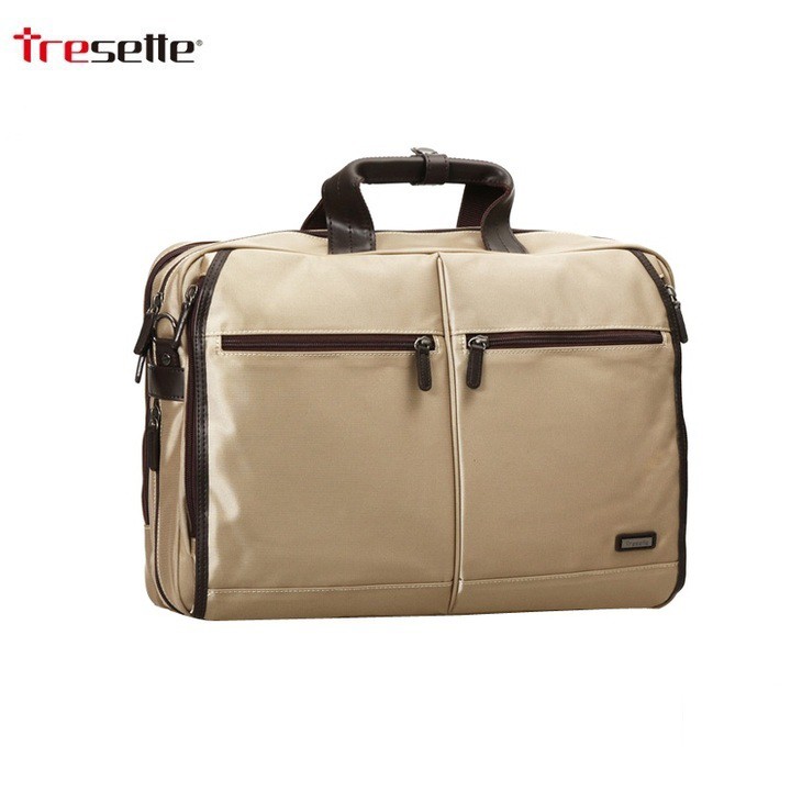 Túi xách laptop thương hiệu Tresette cao cấp nhập khẩu Hàn Quốc TR-5C12 Silver Beige