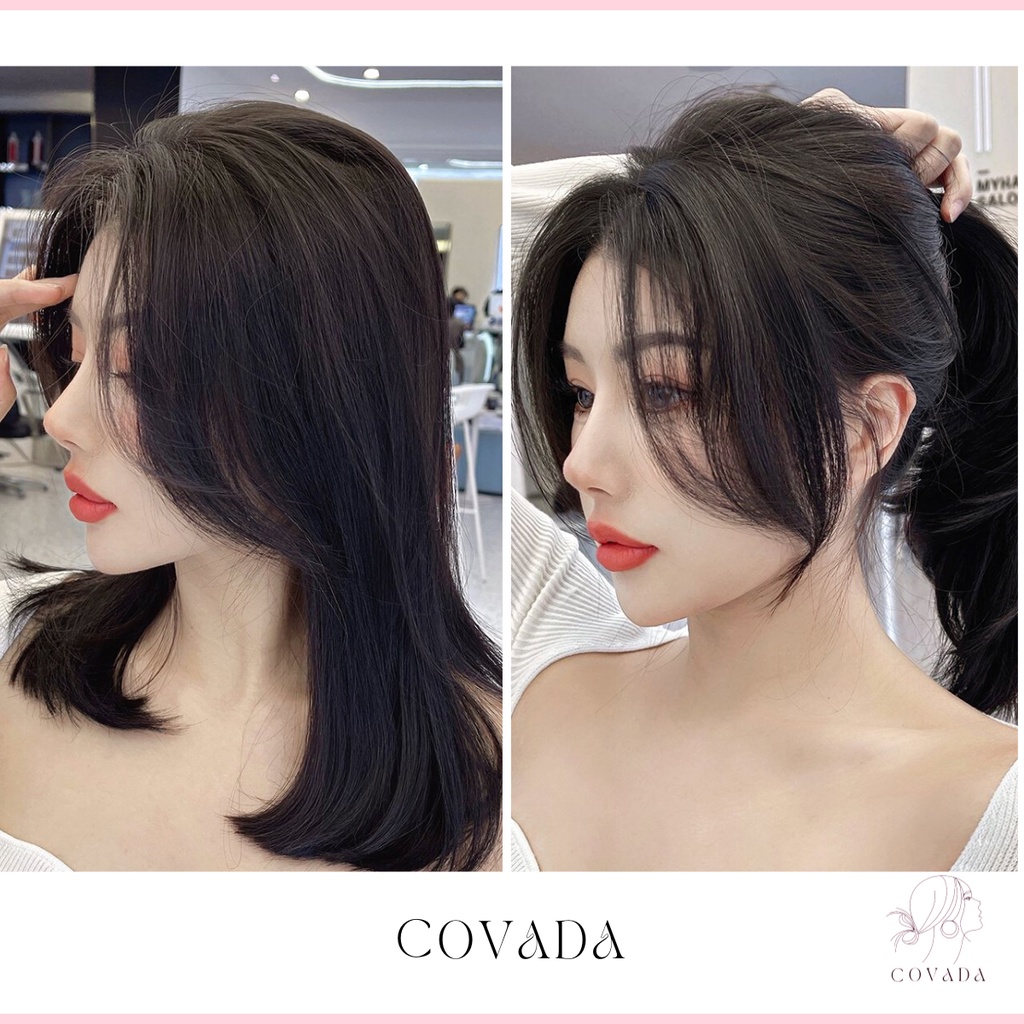 Tóc giả mái bay COVADA phong cách Hàn Quốc sang chảnh điệu đà cho nữ TG09