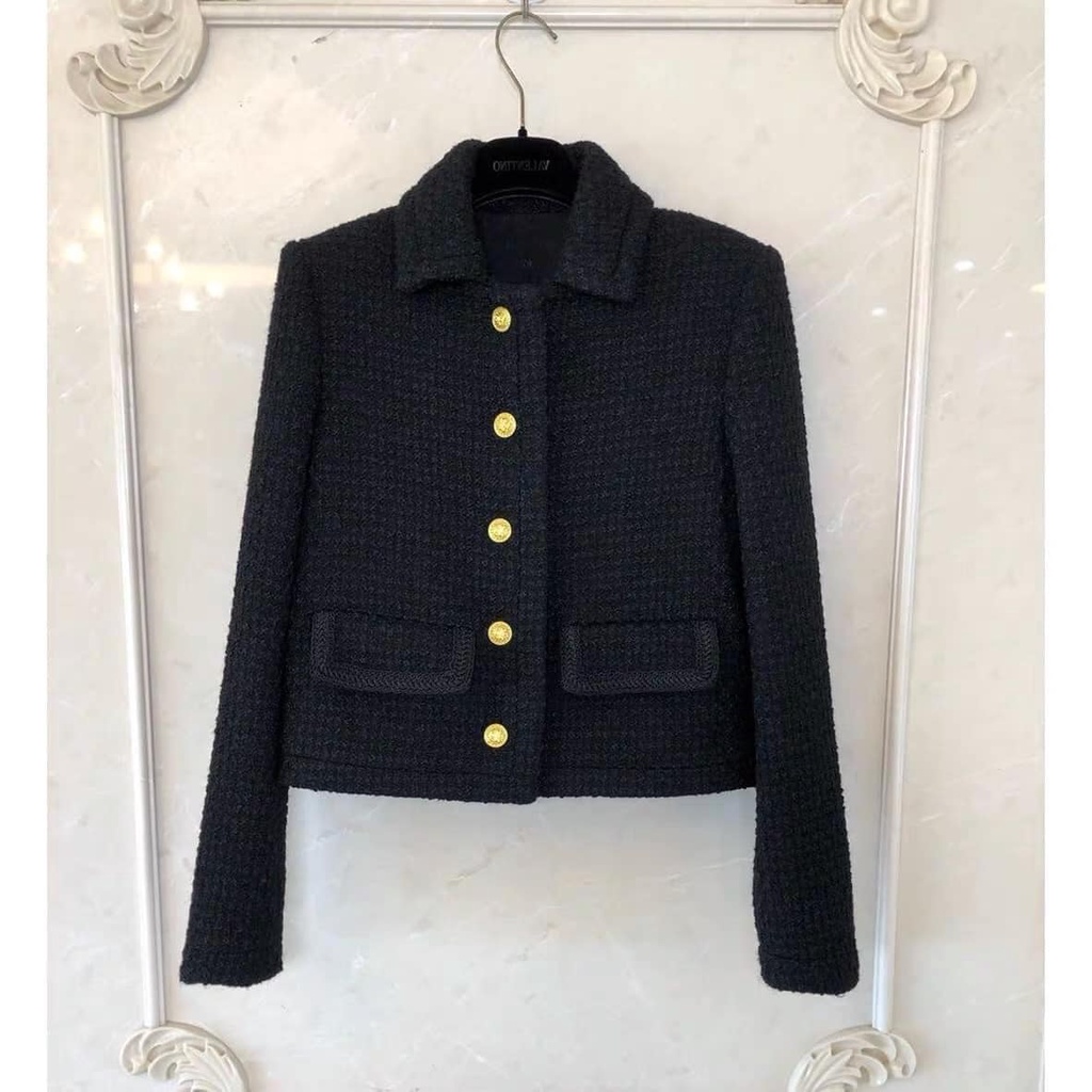 Áo dạ đen QCCC | BigBuy360 - bigbuy360.vn