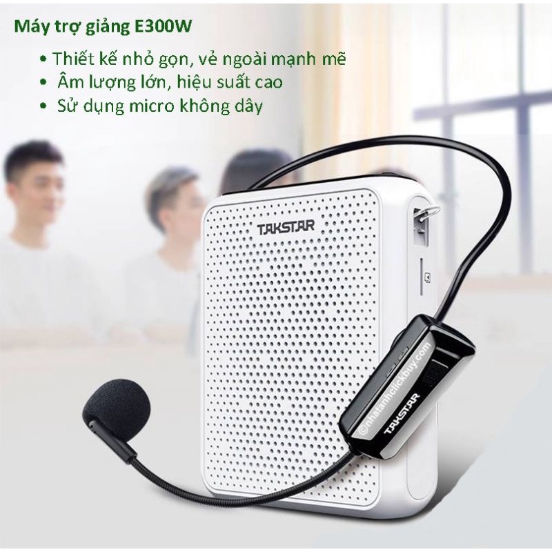 Mic trợ giảng không dây Takstar E300W | Loa trợ giảng