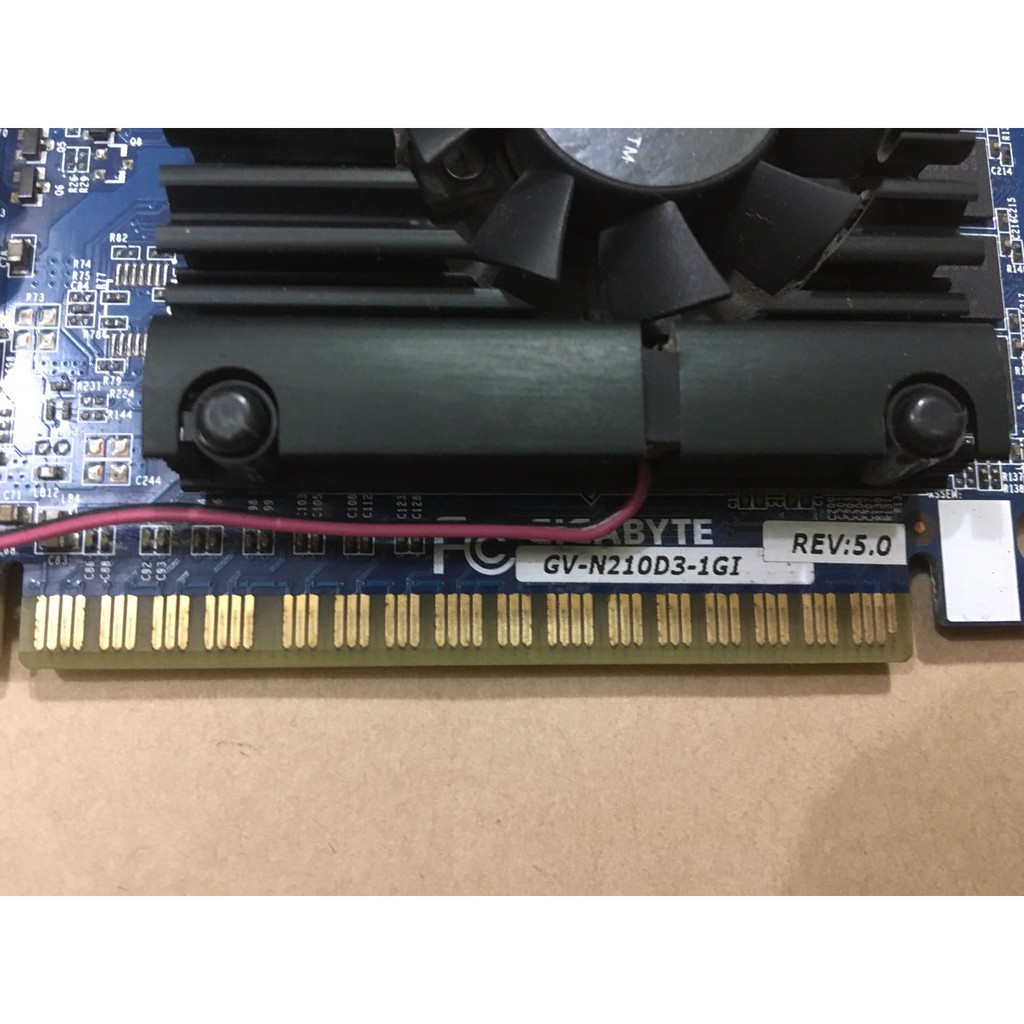 [Mã ELHACE giảm 4% đơn 300K] VGA giga N210 lắp cho case đồng bộ nằm nhỏ gọn xuất cổng HDMI