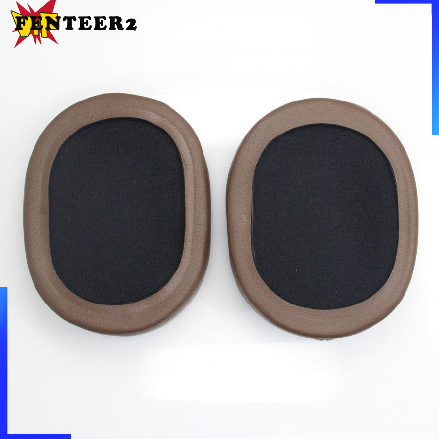 [Fenteer2  3c ]1 Pair Headphones Ear Pad Cushion for   MSR7 M50X M20 M40 Brown