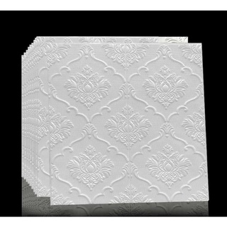  combo 20 tấm xốp dán tường miếng dán tường tân cổ khổ lớn 70x70cm có keo sẵn 