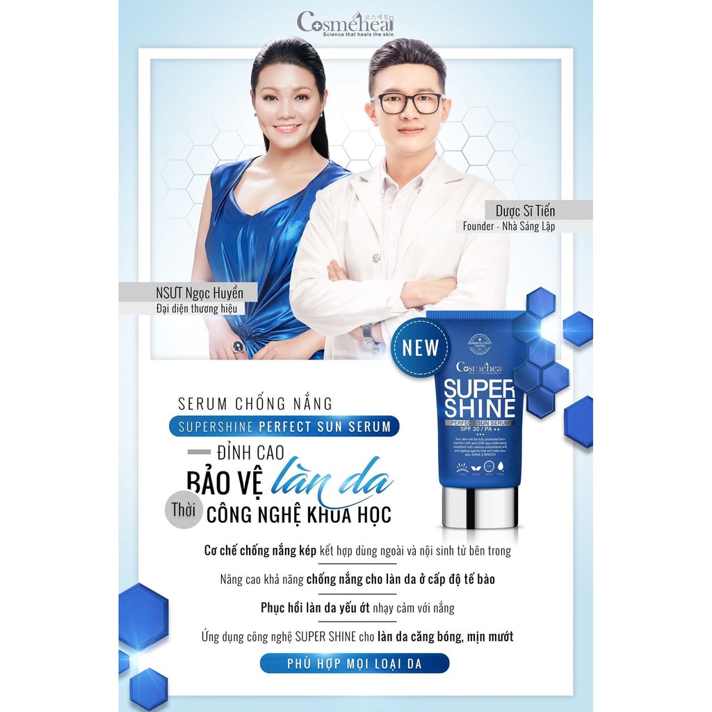 Kem Chống Nắng Nội Sinh Super Shine 60ml