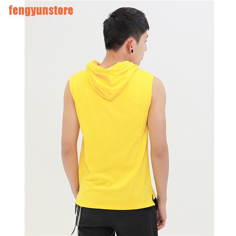 Áo Hoodie Sát Nách Kiểu Thể Thao Thời Trang Mùa Xuân Cho Nam