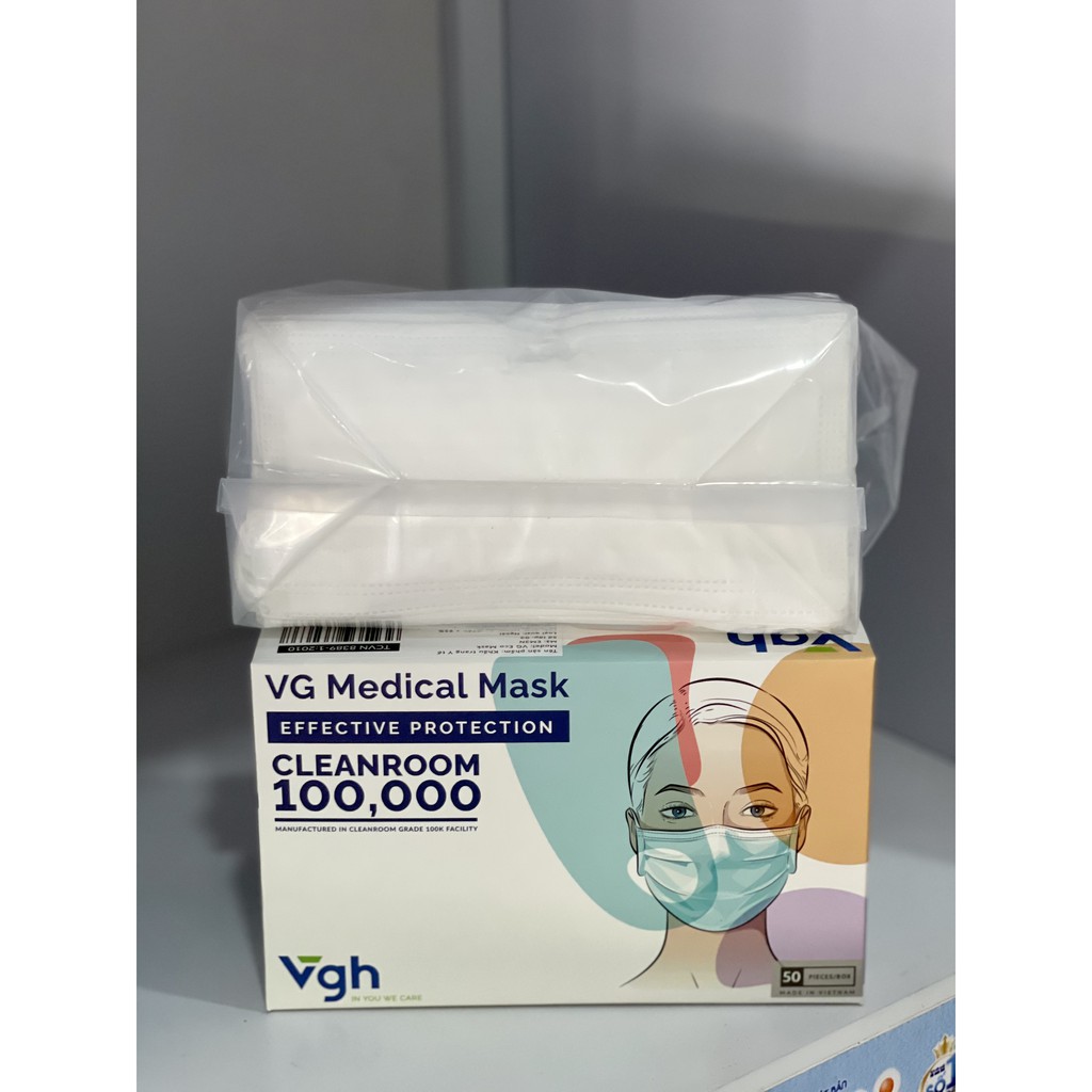 Khẩu trang y tế kháng khuẩn VG MASK bảo vệ tuyệt đối