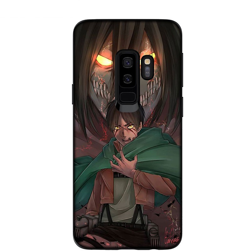 Ốp điện thoại silicon mềm in hình Attack on Titan UI101 cho Samsung A6 A8 Plus A2 Core A3 A5 A7