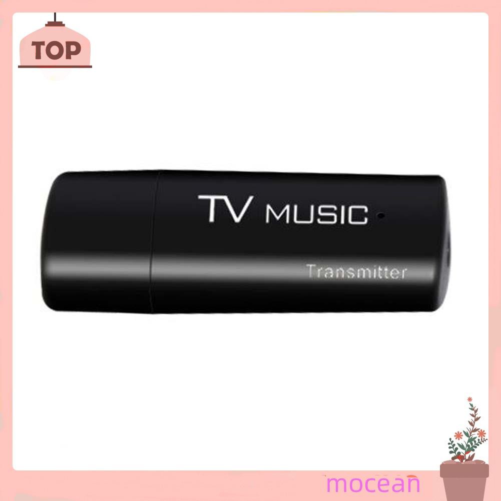 Mocean USB Bluetooth Stereo Audio Transmitter 3.5mm Music Dongle Adapter for TV PC