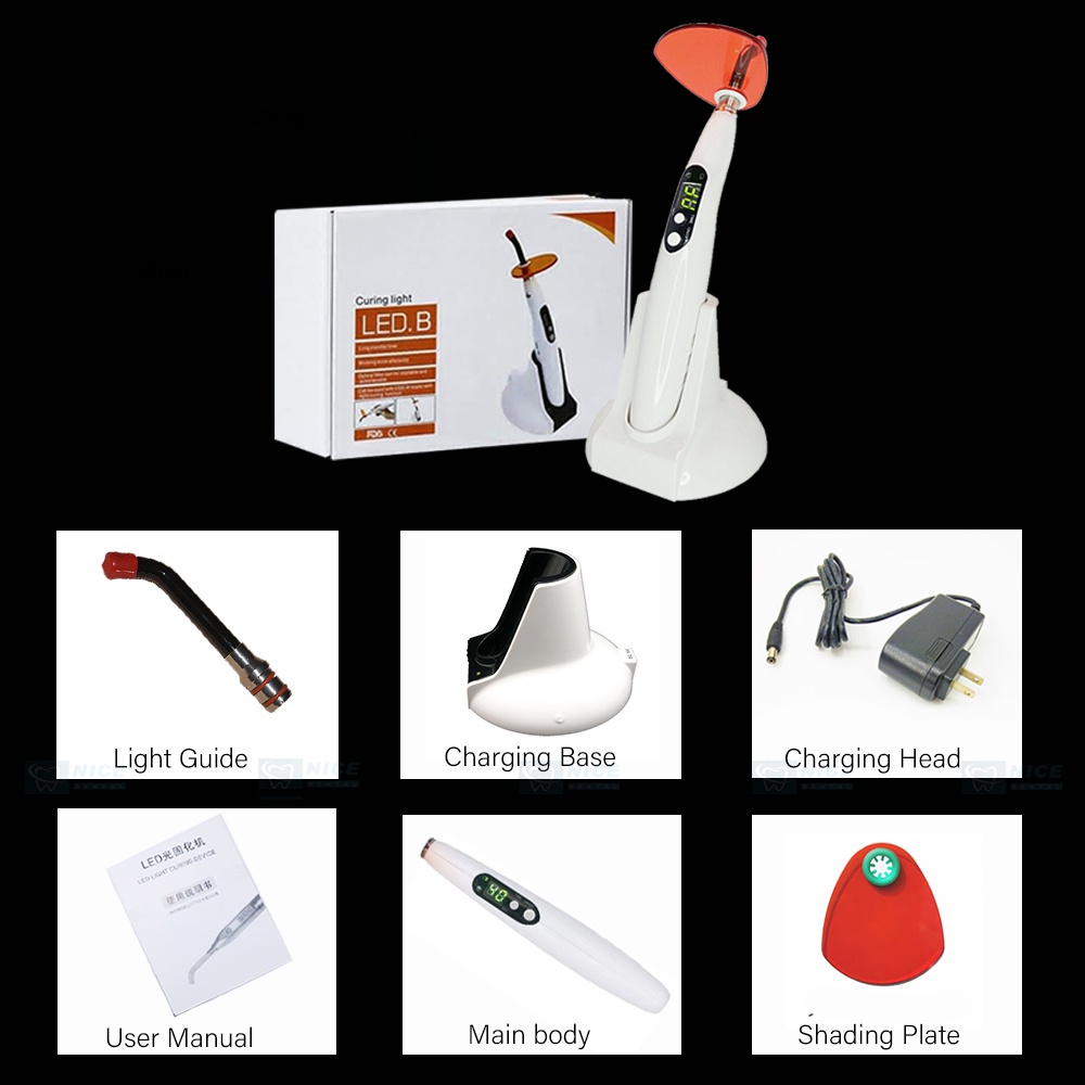 Đèn Led Chiếu Sáng Nha Khoa Không Dây 1200-1400mw/cm2