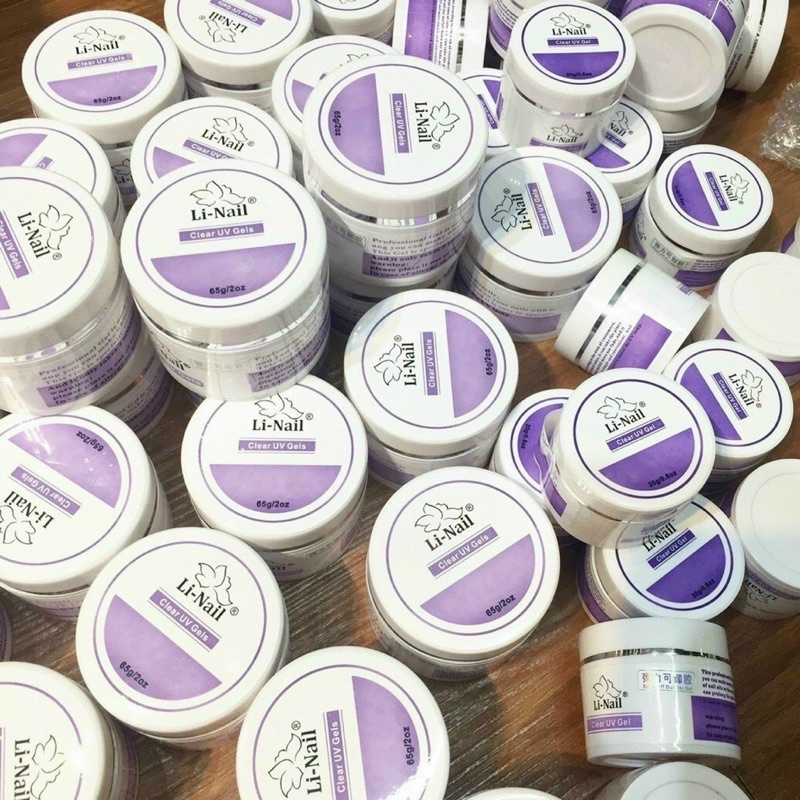 Gel đắp Li-Nail trong suốt hũ 65g
