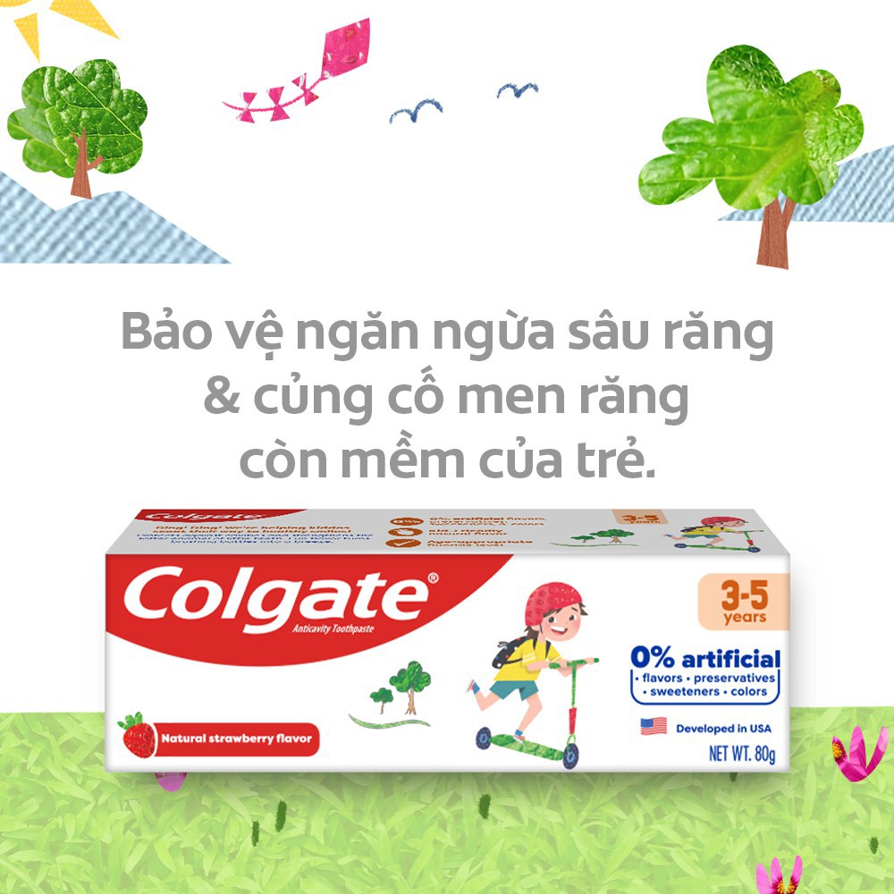 Bộ 2 bàn chải Colgate Minion Ultrasoft và Kem đánh răng Colgate Kid dành cho bé từ 2 tuổi