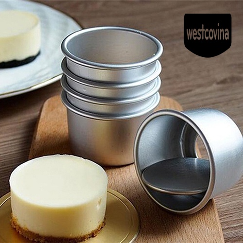 [Hot]☀ Khuôn Làm Bánh Hình Tròn 2.5inch Bằng Hợp Kim Nhôm Tiện Dụng