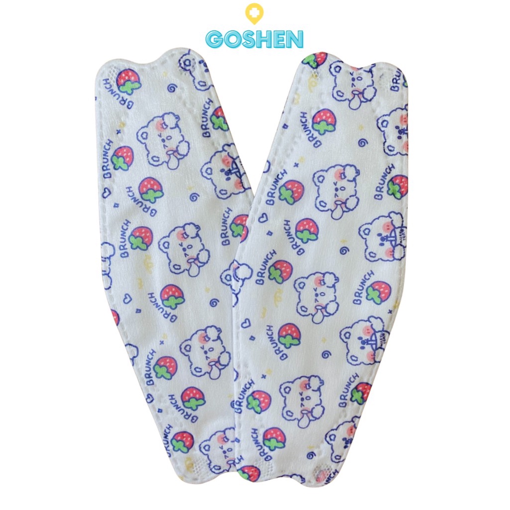 Khẩu trang KF94 hoạt hình cho người lớn, họa tiết dễ thương