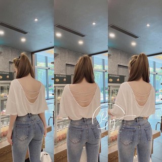 [Cam Kết Chất Lượng ]  Áo đan lưng ngọc sẵn 2 màu chất đẹp [ có video _ ảnh thật ]