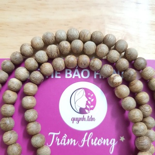 Vòng trầm tốc bông tràng 108 hạt size 6mm