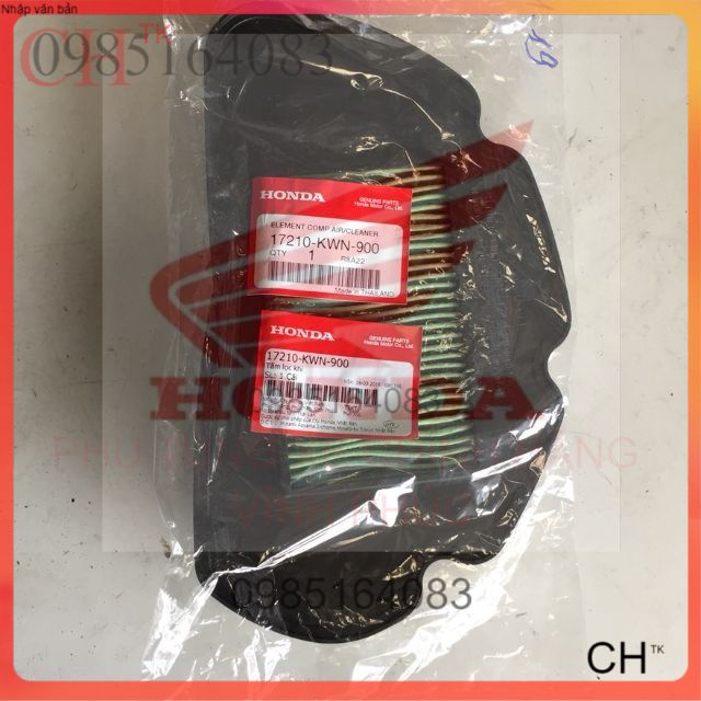 Lọc gió pcx đời đầu / Mút lọc gió pcx đời đầu /zin