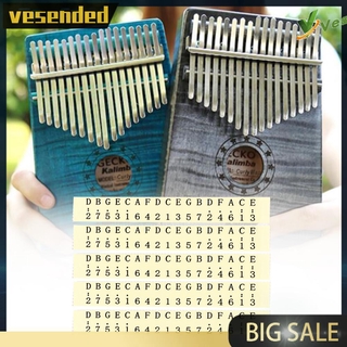 5x Thumb Piano Âm Nhạc Cân Dán Kalimba Dán Phần Nhạc Cụ