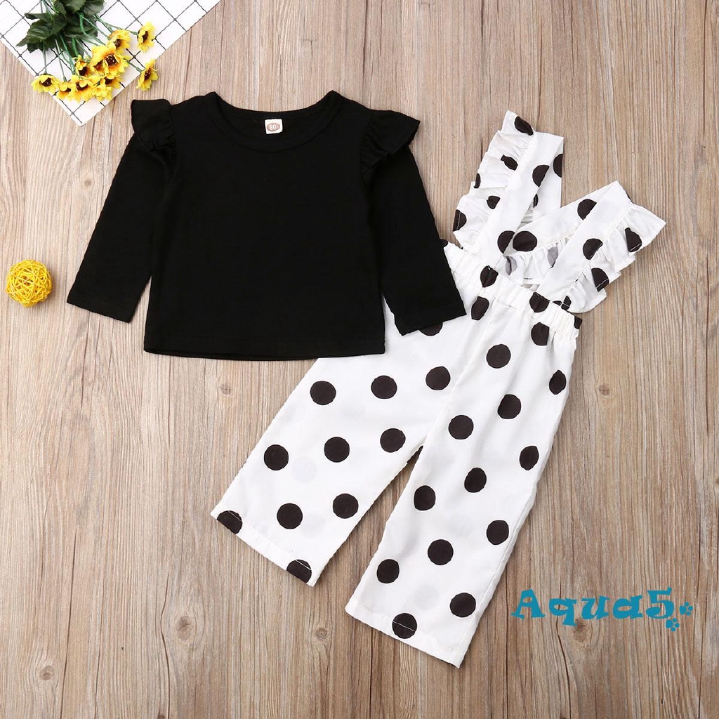 Set Áo Thun Tay Dài + Quần Dài Cho Bé Gái 2