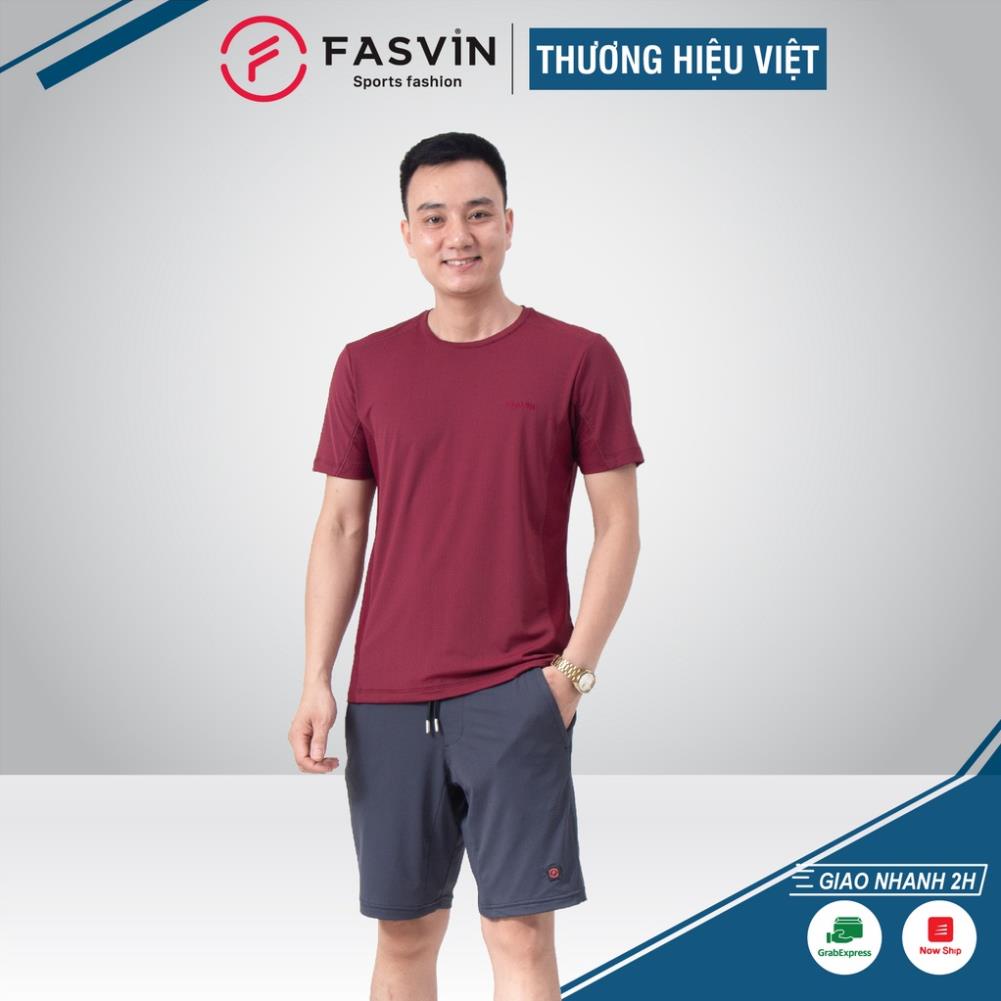 Áo thun thể thao nam Fasvin AHL21457.HN chất Nylon cao cấp vải mềm mịn thoáng mát thoải mái !