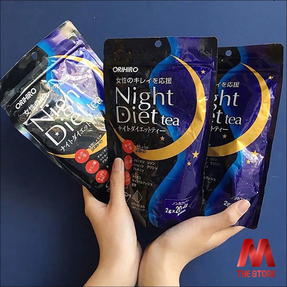 Trà đêm Orihiro Night Diet Tea Nhật Bản (túi 20 gói)