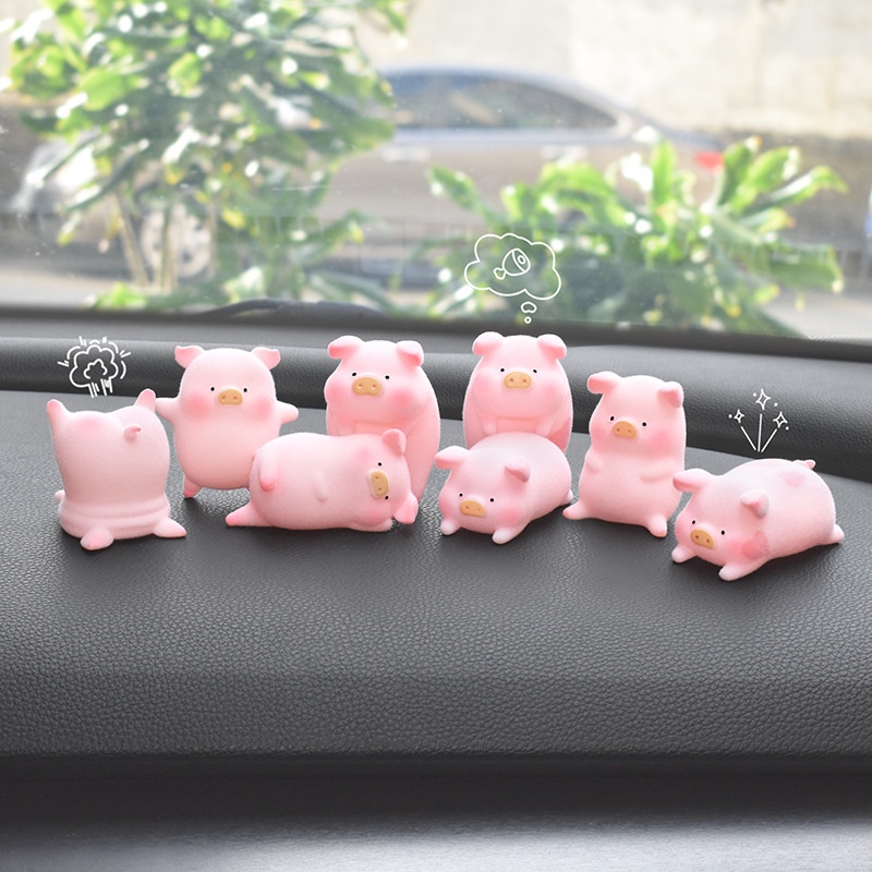 Chú Heo Hoạt Hình Sáng Tạo Dễ Thương Trang Trí Nội Thất Xe Hơi
