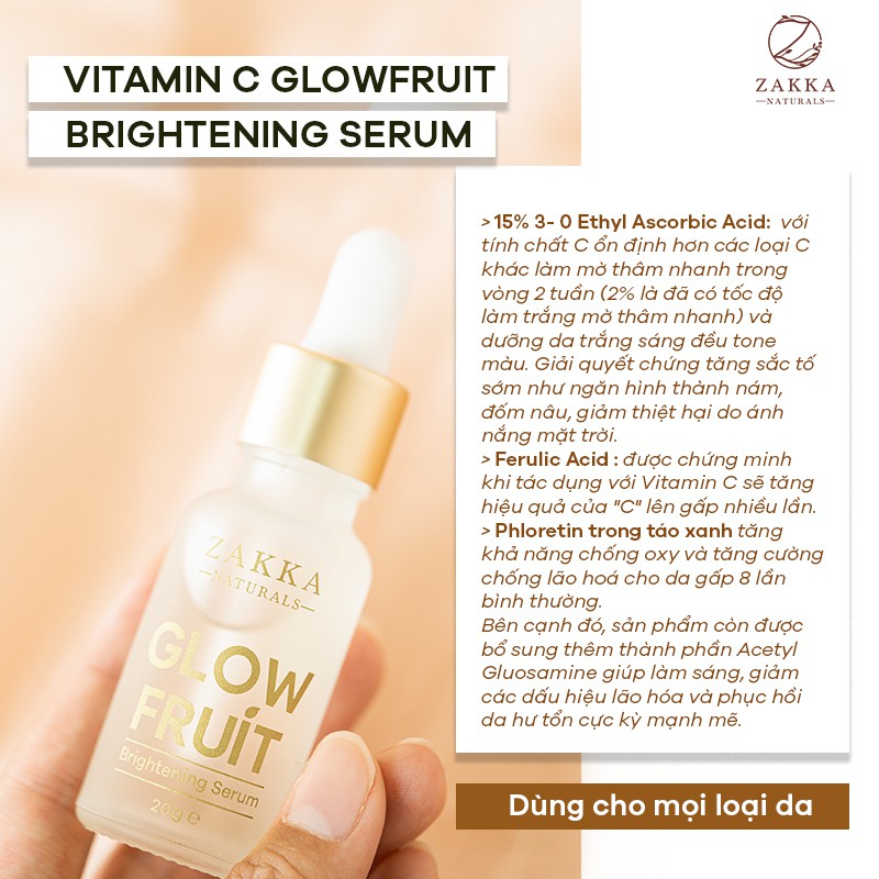 Bộ Đôi Làm Đều Màu Da & Trắng Sáng Zakka Naturals | BigBuy360 - bigbuy360.vn