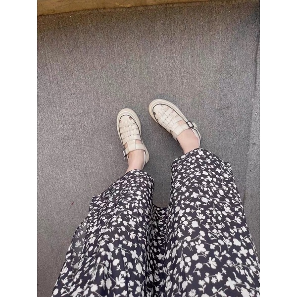 Giày thể thao hở gót, giày bít mũi nữ đế 7.5cm⚡️And Store⚡️