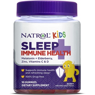 Kẹo dẻo hỗ trợ ngủ ngon cho bé NATROL KIDS IMMUNE HEALTH