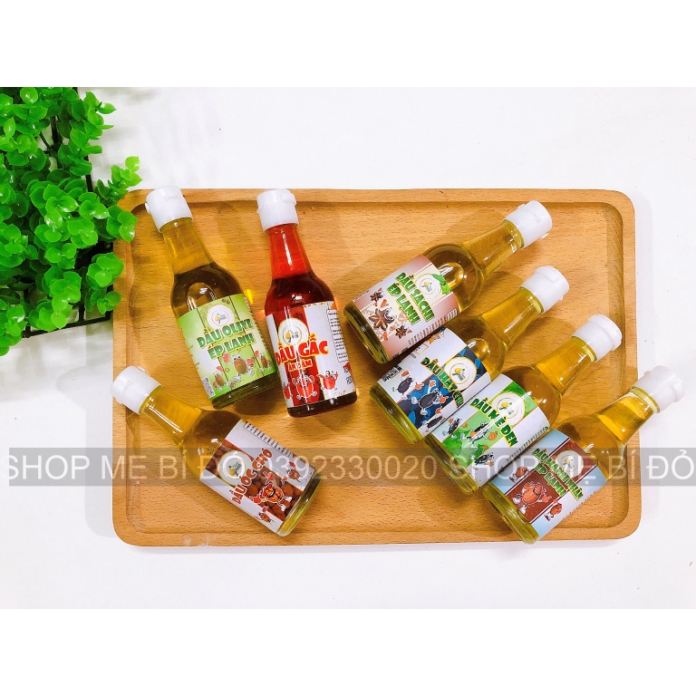 Dầu Ăn Dặm Nước Mắm Hạt Nêm Cho Bé Ăn Dặm Tăng Cường Dinh Dưỡng 60ml Shop Mẹ Bí Đỏ